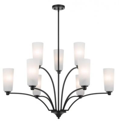BREVAN 9 LIGHT MATTE BLACK PENDANT